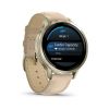 Смарт-часы Garmin Venu 4 (41mm), Beige w/ Lunar Gold + Leather, GPS смарт-годинник (010-03013-03) - Изображение 2