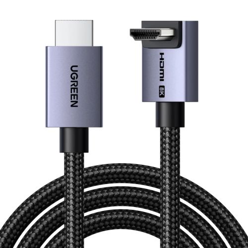 Кабель мультимедийный HDMI M to HDMI M 2.0m 8K60Hz 48Gbps braided black Ugreen (85169)
