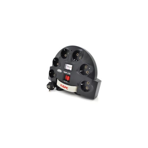Сетевой фильтр питания Voltronic KAPC-680, 6 розеток, 220В, 10А 1.6м Black (KAPC-680B)