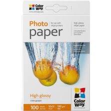 Фотобумага ColorWay 10x15 180г glossy, 100с (PG1801004R)