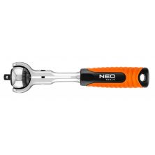 Тріскачка Neo Tools трещеточний 1/2 , 360 °, 72 зубця (08-546)