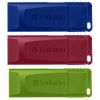 USB флеш накопитель Verbatim 3x16GB Slider Red/Blue/Green USB 2.0 (49326) - Изображение 2