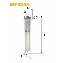 Фильтр топливный Wixfiltron WF8258