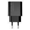 Зарядное устройство ColorWay Type-C PD + USB QC3.0 (20W) V2 black (CW-CHS025QPD-BK) - Изображение 1