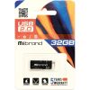 USB флеш накопичувач Mibrand 32GB Сhameleon Black USB 2.0 (MI2.0/CH32U6B) - Зображення 1