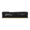 Модуль пам'яті для комп'ютера DDR4 32GB (2x16GB) 3600 MHz Fury Beast Black Kingston Fury (ex.HyperX) (KF436C18BBK2/32) - Зображення 2