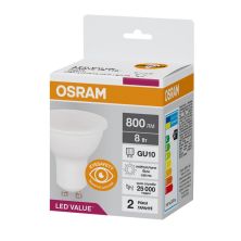 Лампочка Osram LED GU10 8W 800Lm 4000K 230V PAR16 (4058075689930)