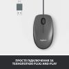 Мишка Logitech M100 USB Black (910-006652) - Зображення 2