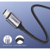 Дата кабель USB 2.0 AM to Micro 5P 1.5m US290 Silver Ugreen (US290/60152) - Зображення 2