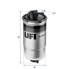 Фільтр паливний UFI 24.428.00