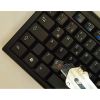 Наклейка на клавіатуру BestKey непрозора чорна, 68, помаранчевий (BK13ORA/024) - Зображення 2
