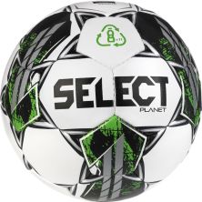 М'яч футбольний Select Planet v23 білий, зелений Уні 5 (5703543315963)