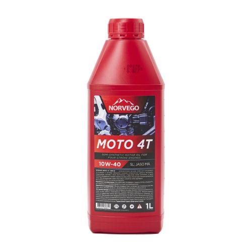 Моторна олива NORVEGO MOTO 4T 10W40 1л