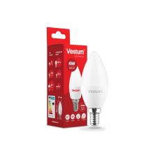 Лампочка Vestum C37 4W 4100K 220V E14 (1-VS-1307)