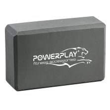 Блок для йоги PowerPlay Yoga Brick Сірий (PP_4006_Grey_Yoga_Brick)