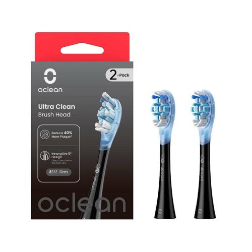 Насадка для зубной щетки Oclean UC02 B02 Ultra Clean Brush Head Black (2 шт) (6970810553543)