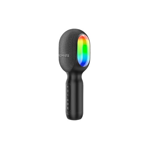 Микрофон Promate VocalMic Bluetooth 2 x AUX LED Black (vocalmic.black)