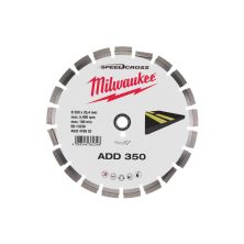 Круг отрезной Milwaukee алмазный ADD 350 для асфальта (4932478952)