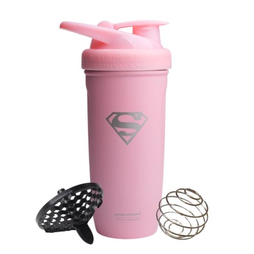 Шейкер спортивний SmartShake Reforce 900ml Supergirl Pink (11150801)