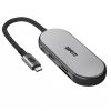 Концентратор Armorstandart USB-C to HDMI 4K, PD, 3USB, SD, microSD Grey (ARM69366) - Зображення 1