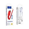 Дата кабель USB 2.0 AM to Lightning 1.0m 2.4A nylon X59 red HOCO (6931474744876) - Зображення 2