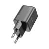 Зарядний пристрій HOCO N41 Almighty 1xUSB-C PD20W + 1xUSB QC3.0 Black (6942007617024) - Зображення 1