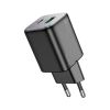 Зарядний пристрій HOCO N41 Almighty 1xUSB-C PD20W + 1xUSB QC3.0 Black (6942007617024) - Зображення 2