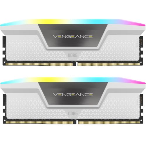 Модуль пам'яті для комп'ютера DDR5 32GB (2x16GB) 6400 MHz Vengeance RGB White Corsair (CMK32GX5M2B6400Z36W) Модуль пам'яті для комп'ютера DDR5 32GB (2x16GB) 6400 MHz Vengeance RGB White Corsair (CMK32GX5M2B6400Z36W)