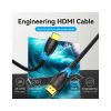 Кабель мультимедийный HDMI M to HDMI M 2.0m 4K60Hz black Vention (AAGBH) - Изображение 1