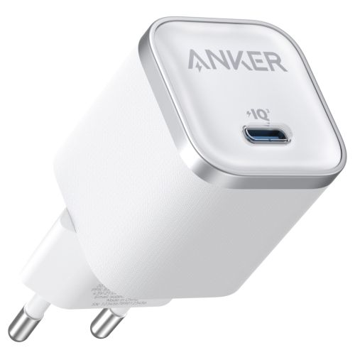 Зарядний пристрій Anker USB-C 45W Nano Charger white (A2692L21)