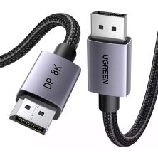 Кабель мультимедийный DisplayPort M to DisplayPort M 5.0m 8K60Hz 32.4Gbps black Ugreen (45039)