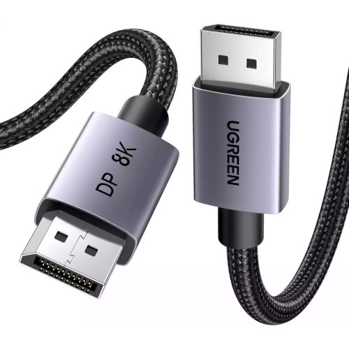 Кабель мультимедийный DisplayPort M to DisplayPort M 5.0m 8K60Hz 32.4Gbps black Ugreen (45039)