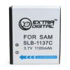 Акумулятор до фото/відео Extradigital Samsung SLB-1137C, Li-ion, 1100 mAh (DV00DV1326) - Зображення 1
