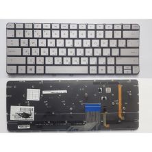 Клавиатура ноутбука HP Spectre 13-3000 серебр,подсв (A46118)