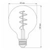 Лампочка Videx Filament G95FASD 5W E27 2200K 220V (VL-G95FASD-05272) - Зображення 2