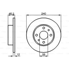 Тормозной диск Bosch 0 986 478 353