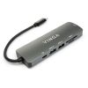 Концентратор Vinga USB Type-C 3.1 to HDMI+USB3.0+USB 2.0+SD/microSD+PD 6in1 (VHC6) - Зображення 1