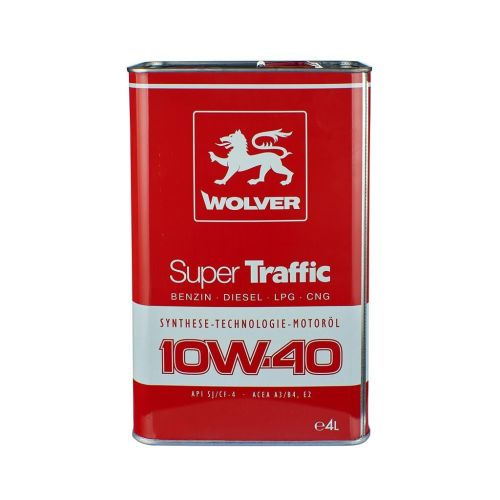 Моторна олива Wolver Super Traffic 10W-40 4л (4260360942525)