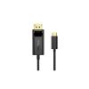 Кабель мультимедійний USB-C to DisplayPort M 1.8m 4K60Hz Choetech (XCP-1801BK) - Зображення 1
