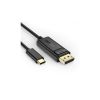 Кабель мультимедійний USB-C to DisplayPort M 1.8m 4K60Hz Choetech (XCP-1801BK) - Зображення 2