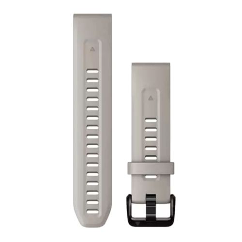 Ремешок для смарт-часов Garmin fenix 7S, 20mm QuickFit Light Sand Silicone (010-13102-04)