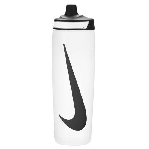 Бутылка для воды Nike Refuel Bottle 24 OZ білий, чорний 709 мл N.100.7666.125.24 (887791745200)