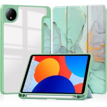 Чохол до планшета BeCover Soft Edge TPU Xiaomi Redmi Pad SE 8.7 Green Marble (712574)