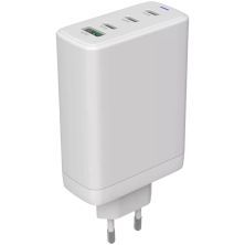 Зарядний пристрій Canyon CU140ACC GaN 150W 3xPD 1xQC EU White (CNS-CUW140ACC)