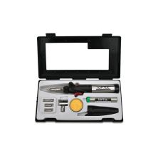 Газовый паяльник Toptul 150W с комплектом насадок 8шт. (EGAE0801)