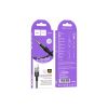 Кабель мультимедийный Lightning to 3.5mm M 1.0m UPA27 Spirit transparent Black HOCO (6942007612524) - Изображение 3