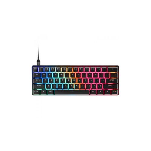 Клавиатура SteelSeries Apex Pro Mini Gen 3 HyperMagnetic OmniPoint 3.0 OLED USB UA Black (64913)