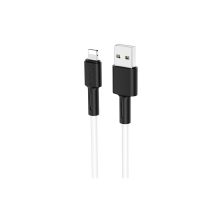 Дата кабель USB 2.0 AM to Lightning 1.0m 2.4A silicone BX31 white BOROFONE (6931474710369) Дата кабель USB 2.0 AM to Lightning 1.0m 2.4A silicone BX31 white BOROFONE (6931474710369)