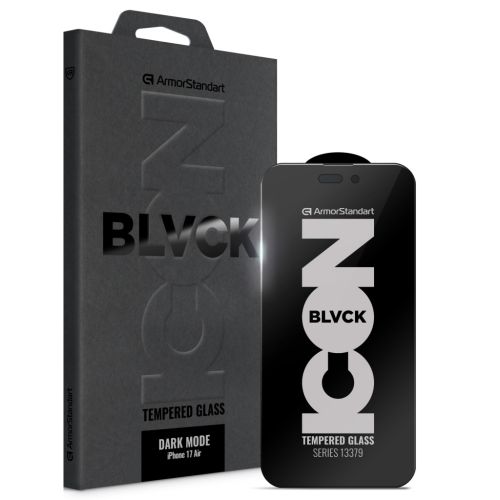 Скло захисне Armorstandart Dark Mode BI Apple iPhone 17 Air (ARM86632) Скло захисне Armorstandart Dark Mode BI Apple iPhone 17 Air (ARM86632)