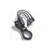 Дата кабель USB 2.0 AM to Lightning + Micro 5P + Type-C 1.2m 66W black Essager (EXCMTL-XJ01) - Зображення 1